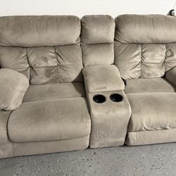 Power Reclining Love Seats With Console