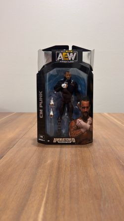 CM Punk Unmatched Series 4 #25 AEW Action Figure