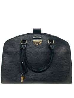 Louis Vuitton Pont Neuf Leather Handbag Black