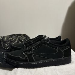 Air Jordan 1 Low Travis Scott Black Phantom