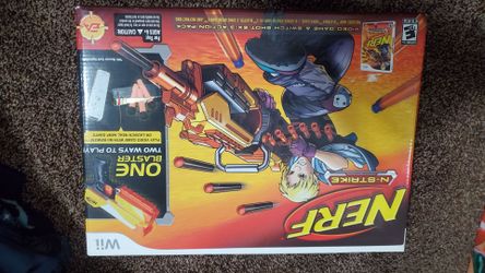 NERF N-Strike Wii Game & Switch Shot EX-3 Blaster