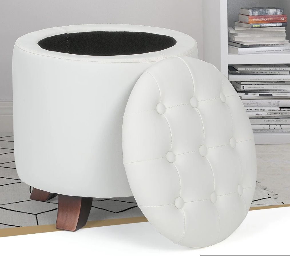 Storage Ottoman / Vanity Stool - NEW in Box