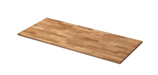 Thick Butcher Block Countertop Natural Wood Table Top 25.5" wide X 73.25 long X 1.5" thick