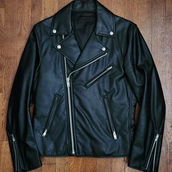 Uniqlo Men's Faux Leather Jacket (Size: XS)
