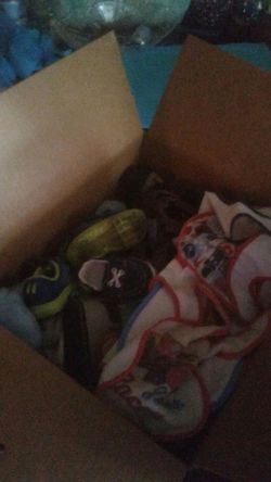 Big box of toddler clothes.