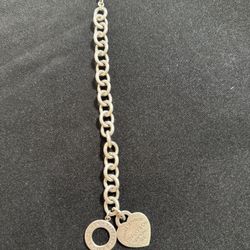 Return To Tiffany Heart Tag Toggle Bracelet In Silver