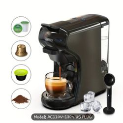 4 in 1 Multiple Capsule Coffee Machine 19Bar