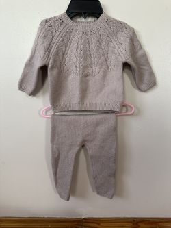 Old Navy Pointelle-Knit Pullover Sweater and Leggings Set 