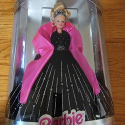 1998 Rare Happy Holidays Barbie with Print Error
