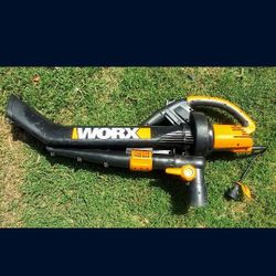 WORX WG502 TriVac Delux Blower/Mulcher/Vacuum 12.0 Amp with Metal Impeller