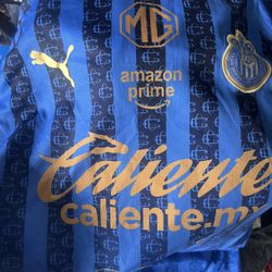 Blue Chivas Jersey Xxl And Xl Comes With Shorts Also
