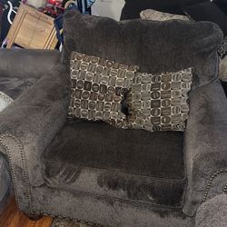 Single Person Couch and Foot Rest