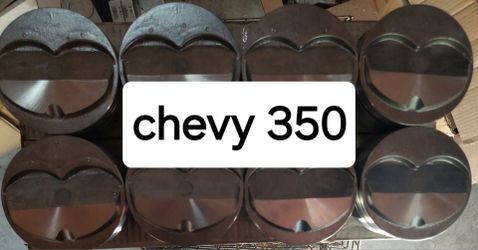 CHEVY 350 11.1 12.1 C/R PISTONS : LS 6.0 6.2 , 383 STROKER F/T DISH