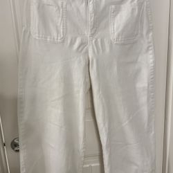 Women's Wide leg Cropped Stretchy Jeans