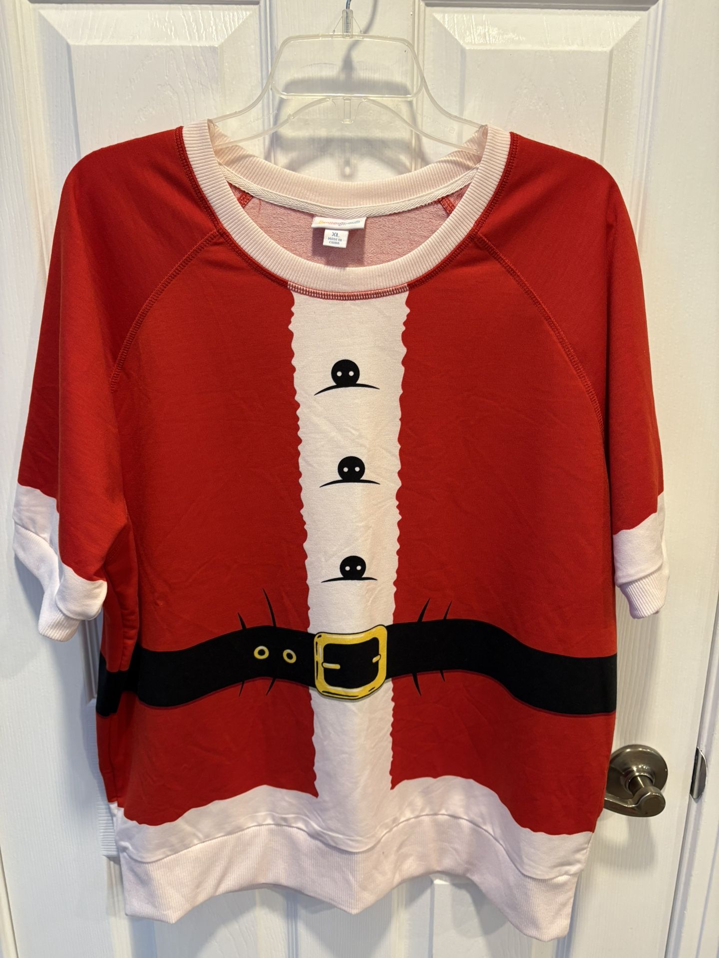 LuLaRoe Christmas Santa Top - size XL- Simi valley
