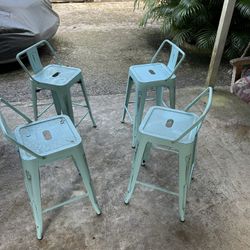 Metal chairs