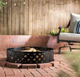 New Style Selections 30-in Lattice Fire Ring / Camp Fire / Outdoors