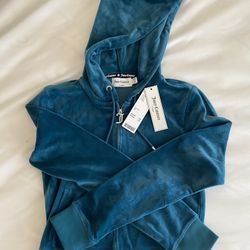 Juicy Couture Velour Zip-Up Jacket