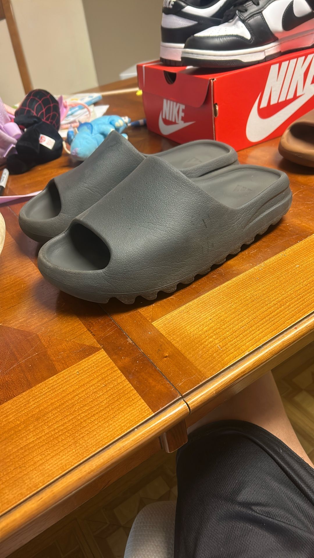 Black Yeezy Slides