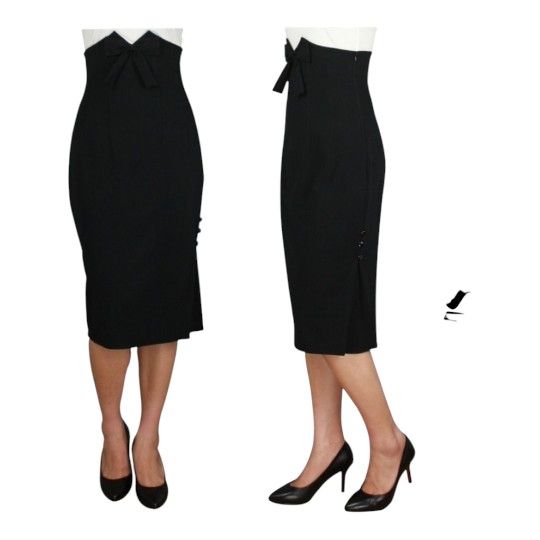 Goth Pinup Pencil Skirt Women's New
