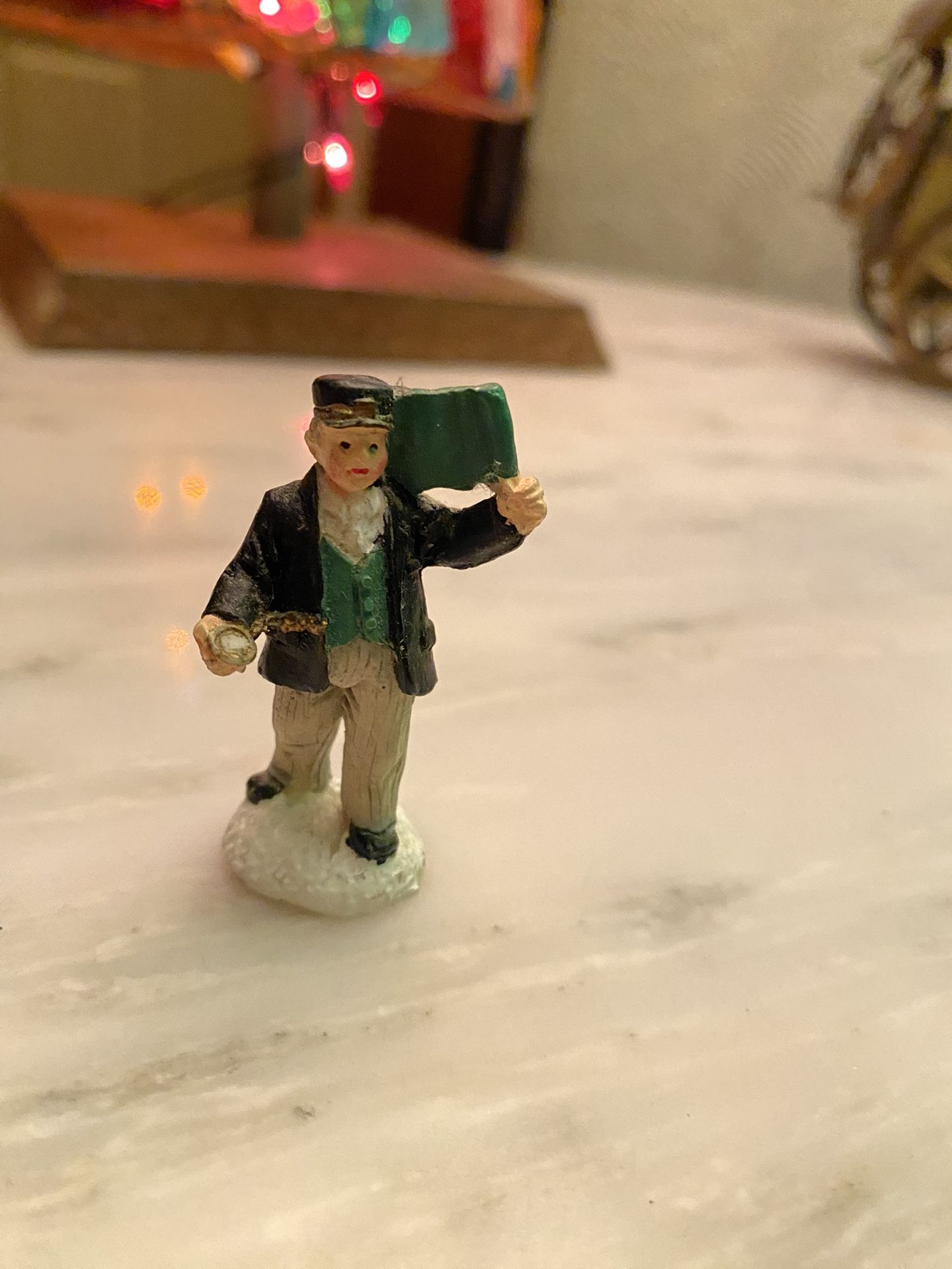 1993 Mercuriese Village People Train Conductor Figurine