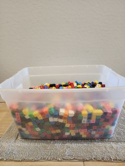 Approx 1000+ Unifix Linking Math Classroom Manipulatives Mixed Colors STEM
