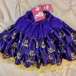 NWT LSU Tutu. Kids Medium 