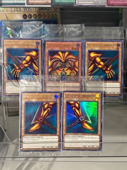 Yu-Gi-Oh! Exodia the Forbidden One LART Lost Arts Promos Full Set SEALED