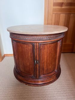 Round end table