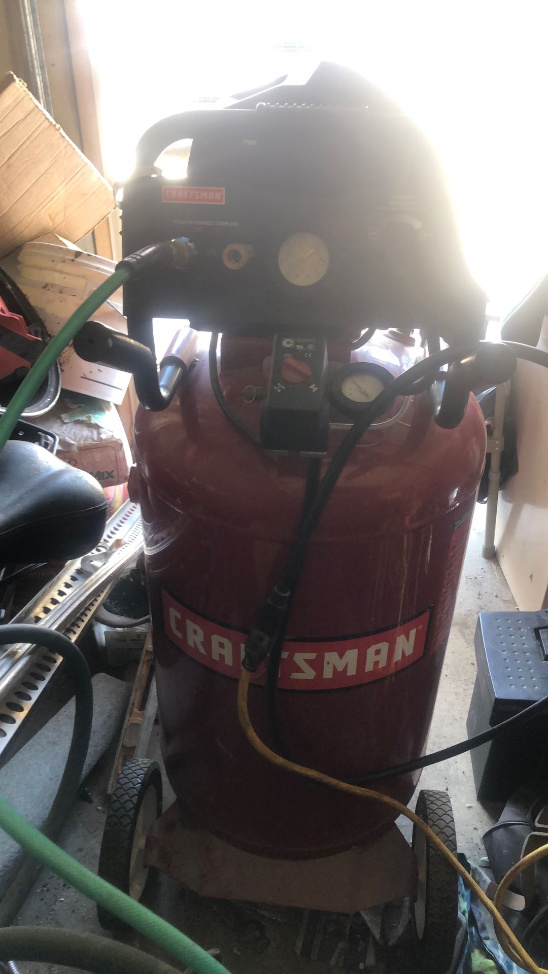 Craftsman Air Compressor 150 PSI Max, 1.6 HP, 33 Gal