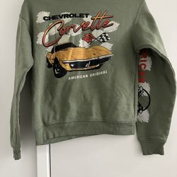 Chevrolet Corvette Crewneck Sweatshirt GM Official Licensed Product Mens Sz XS