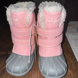 Girls Snow, Boot Pink Size 6 cat, and Jack