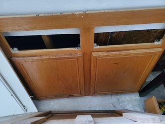 Wooden Cabinet Doors + Drawers