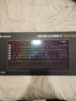 K95 RGB Platinum XT Mechanical Keyboard Mx Brown Switches
