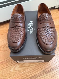 Allen Edmonds Woven Como Penny Loafer size 8 D