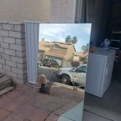 2 LARGE BATHROOM WALL MIRRORS FOR SALE