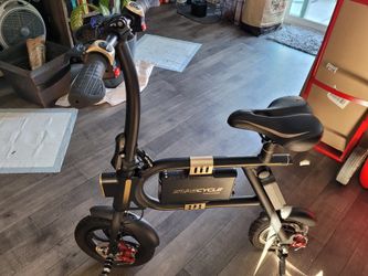 Electric Bike. Swagcycle, Black and gold