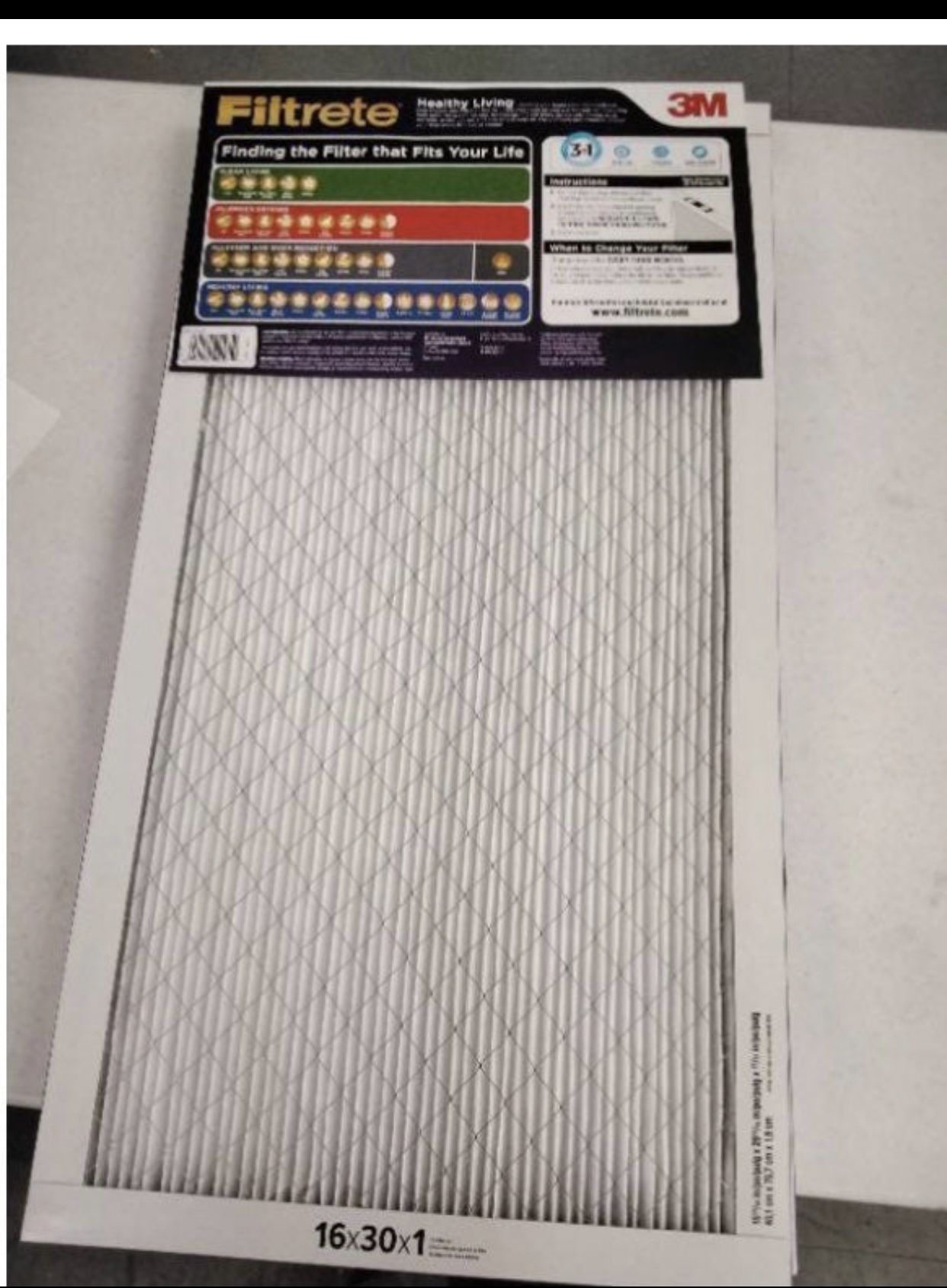 Filtrete 16*30*1 inches 2 packs