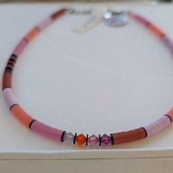 Rosselini Necklace Colorful Swarovski Crystal Stones