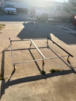 Metal adjustable bed frame