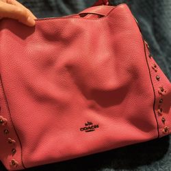 Pink Coach Purse