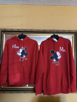 Mr Mrs Mickey/Minnie Just Married Sweaters
