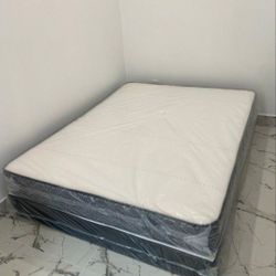 Full Size Mattress regular With Box Spring Set Colchones Nuevos Matrimoniales 