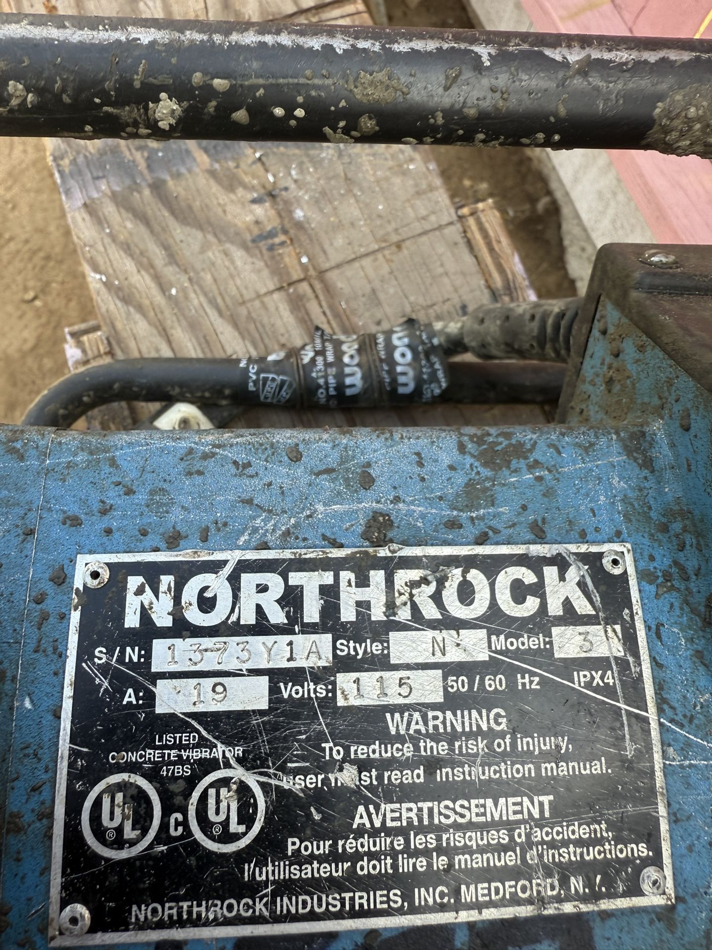 NORTHROCK Concrete Vibrator Model 3