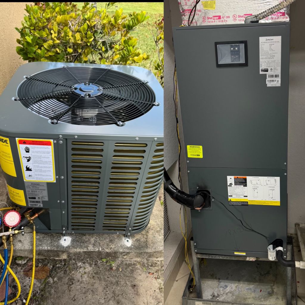 5 ton complete air conditioner system heater included installation included