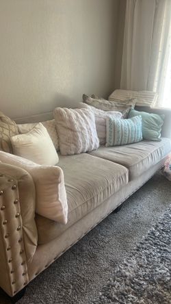 Couch and love seat