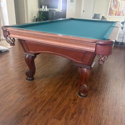 Pool Table 8ft Ohaulsen( Free Delivery & Set Up & New Color Felt Of Your Choice