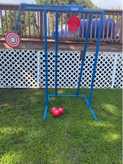 GoSports Splash Tower Water Dunk Game - Water Soaking Dunk Tank for Kids & Adults