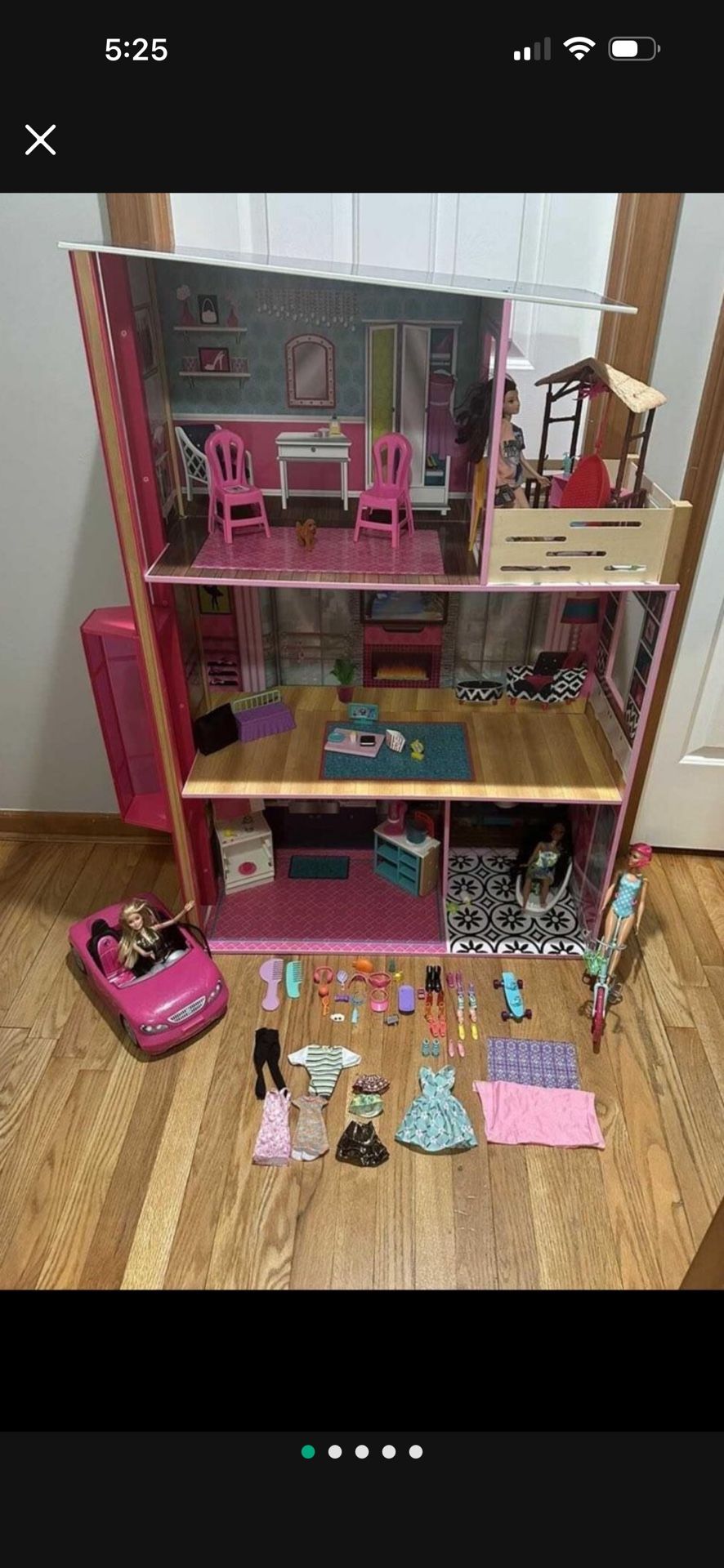 kid craft Barbie dream house