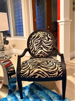 Set of 2 Zebra chairs $80.00 each